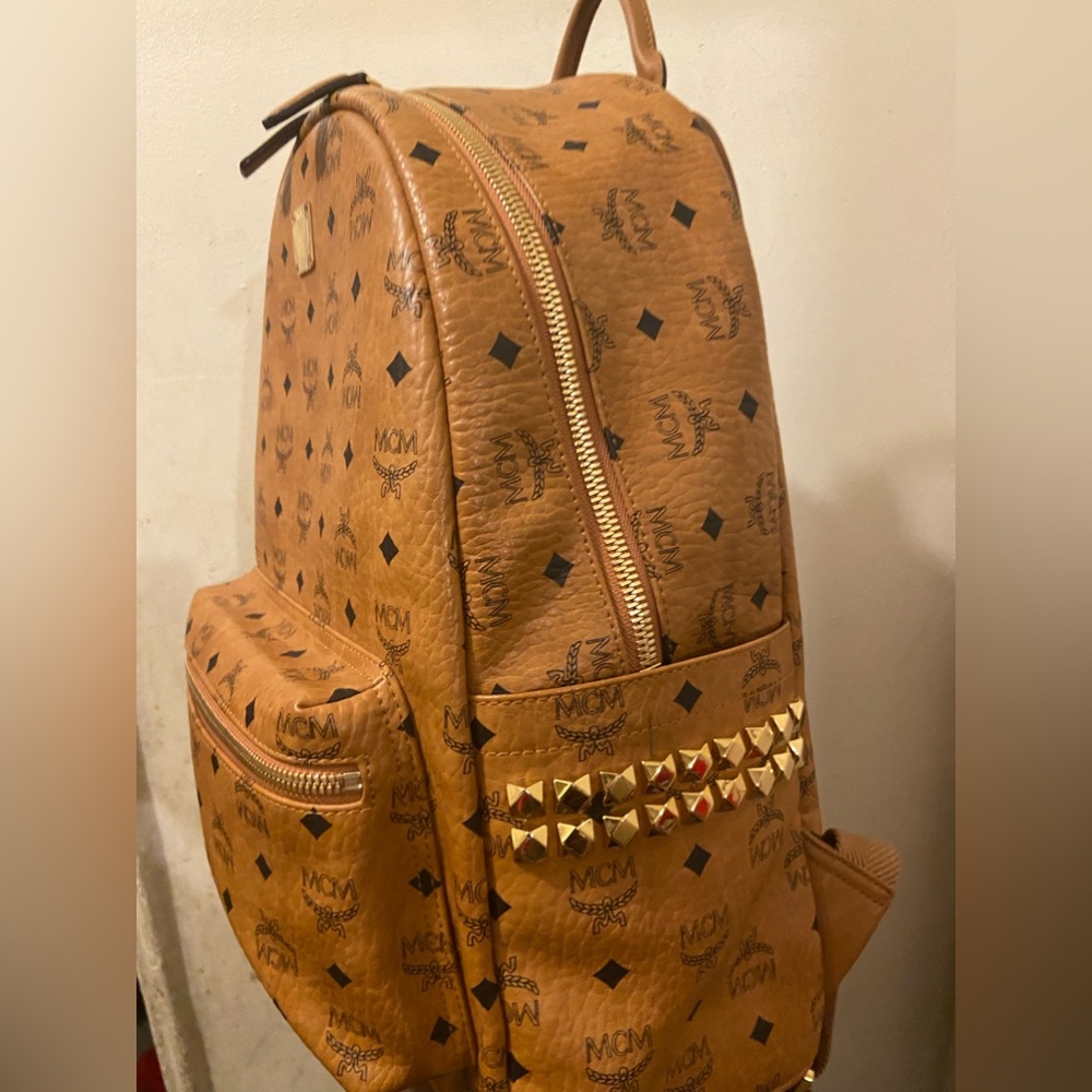 Brown MCM Backpack